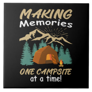 CAMPING Making Memories Tile