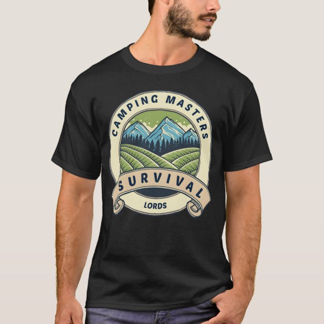 Camping Masters Survival Lords vintage T-Shirt (Front)