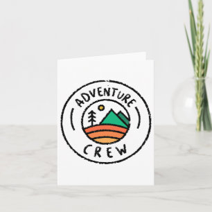 Camping Matching Shirts For Family Camper Adventur Card
