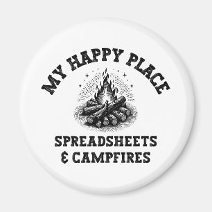 Camping Mode: Off The Grid - Funny Accountant Gift Magnet