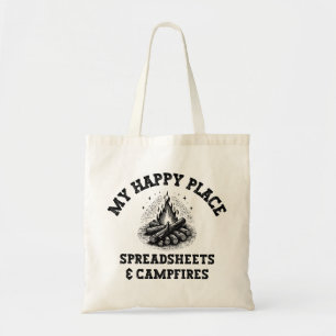 Camping Mode: Off The Grid - Funny Accountant Gift Tote Bag