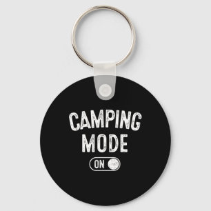 Camping Mode On Funny Camper Gift Nature Lover Sco Key Ring