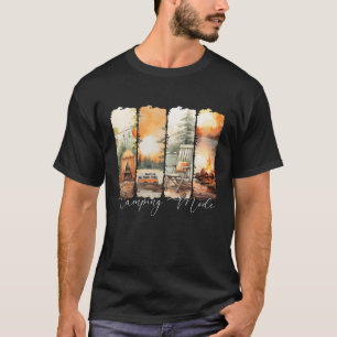 Camping Mode Retro Summer funny T-Shirt