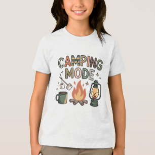 Camping Mode  Tri-Blend Shirt