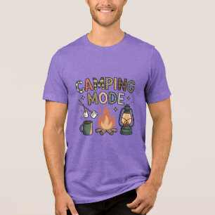 Camping Mode Tri-Blend Shirt