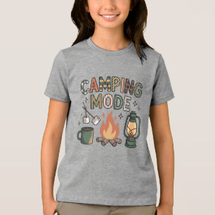 Camping Mode  Tri-Blend Shirt