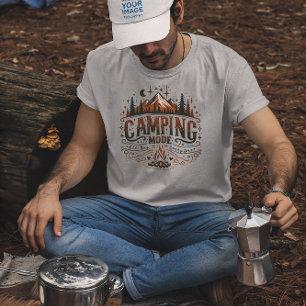 Camping Moder Retro Typography Tri-Blend Shirt
