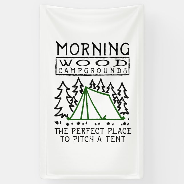 Camping - Morning Wood Campgrounds Banner (Vertical)