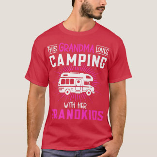 Camping Motorhome Campervan Grandma  T-Shirt