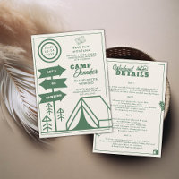 Camping Mountain Forest Bachelorette Weekend Trip