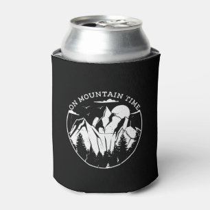 Camping & Mountains Can Cooler