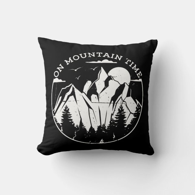 Camping & Mountains Cushion (Front)