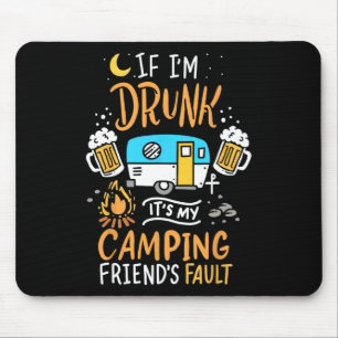 Camping mouse mat