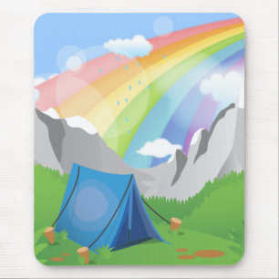 Camping Mouse Mat