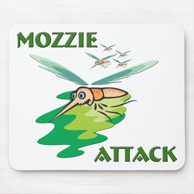 Camping Mozzie Mouse Mat (Front)