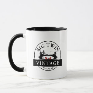 Camping Mug, Personalised Logo Mug, Vintage Mug