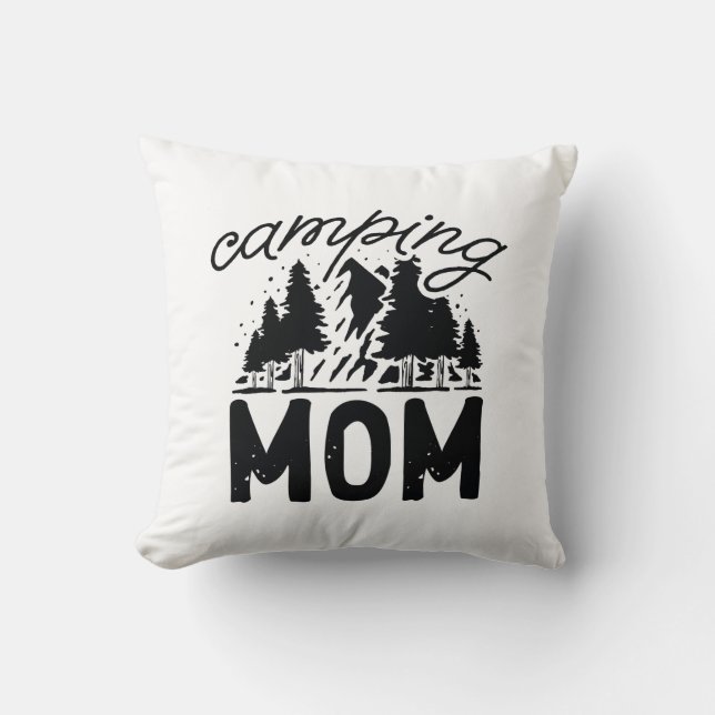 Camping Mum Cushion (Front)