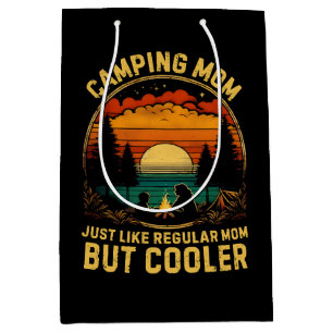 Camping Mum Just Like A Regular Mum Medium Gift Bag