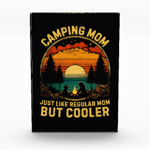 Camping Mum Just Like A Regular Mum Photo Block