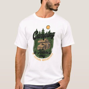 Camping Natures Way Feeding Mosquitoes Motorhome C T-Shirt