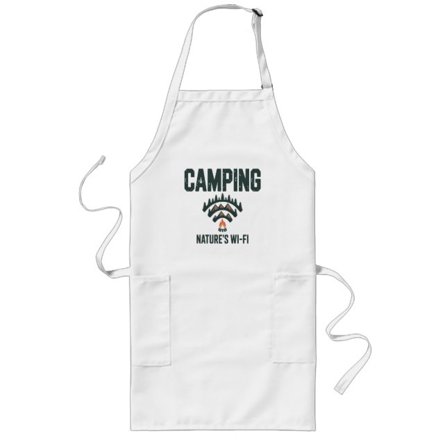 Camping Natures Wifi Long Apron (Front)