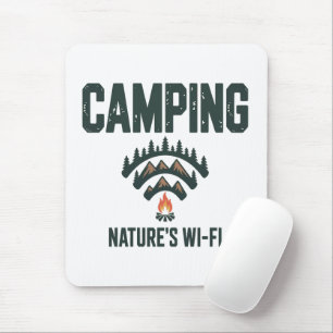 Camping Natures Wifi Mouse Mat