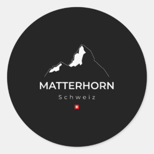Camping, Outdoor, Adventure &amp; Travel Horn Swit Classic Round Sticker