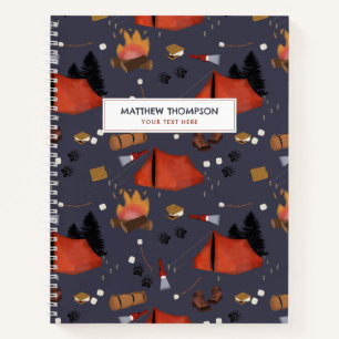 Camping Outdoor Adventure Summer Camp Out Notebook