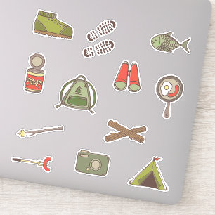 Camping Outdoor Adventures Kids Illustrations