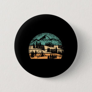 Camping Outdoor Clothes Men Women Kids Retro Campi 6 Cm Round Badge