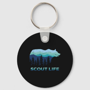 Camping Outdoor Scouting Hiking Scout Life Key Ring