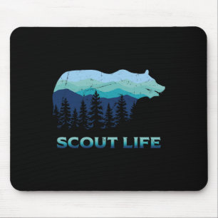 Camping Outdoor Scouting Hiking Scout Life Mouse Mat