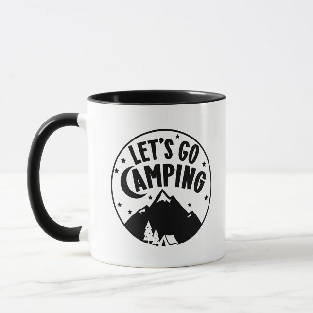 Camping Outdoors Adventure Mug (Left)