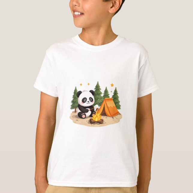 Camping Panda T-Shirt (Front)