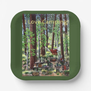 Camping Paper Plates