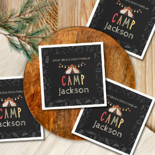 Camping Party Paper Napkins