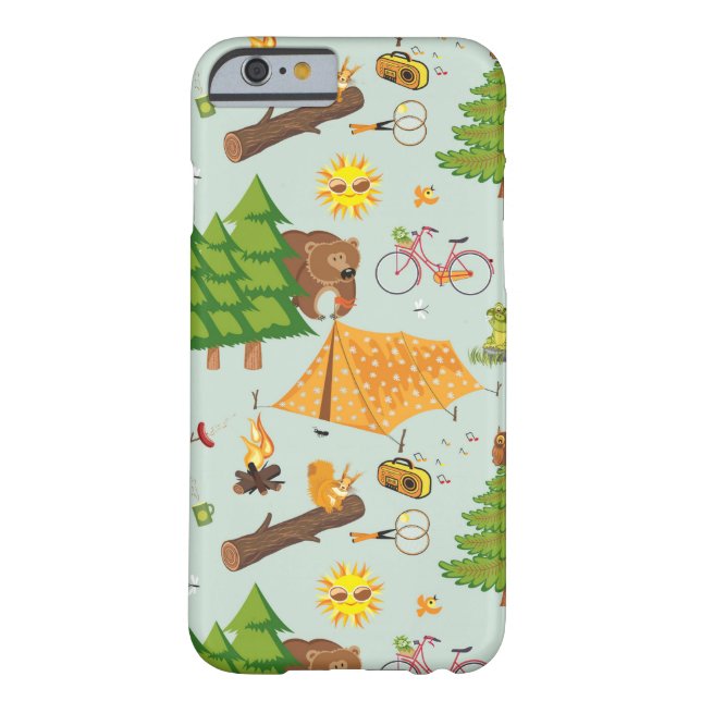 Camping Pattern Case-Mate iPhone Case (Back)