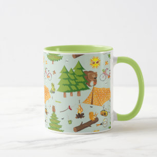 Camping Pattern Mug