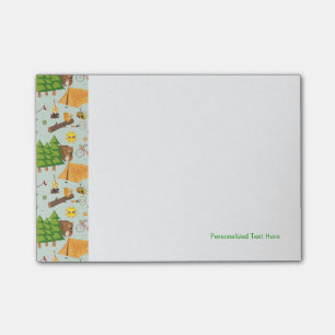 Camping Pattern Post-it Notes