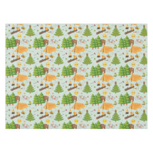 Camping Pattern Tablecloth
