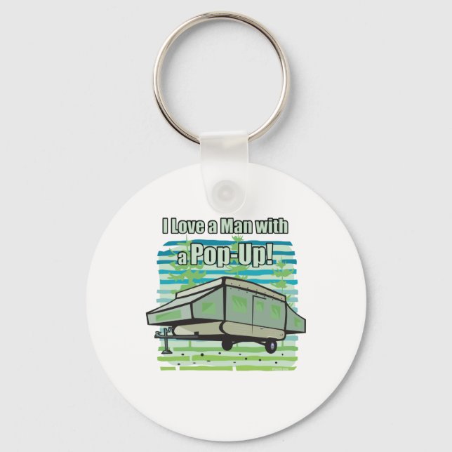 Camping PopUp Key Ring (Front)