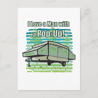 Camping PopUp Postcard
