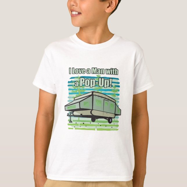 Camping PopUp T-Shirt (Front)