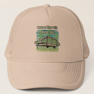 Camping PopUp Trucker Hat
