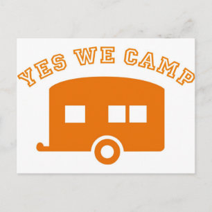 Camping Postcard
