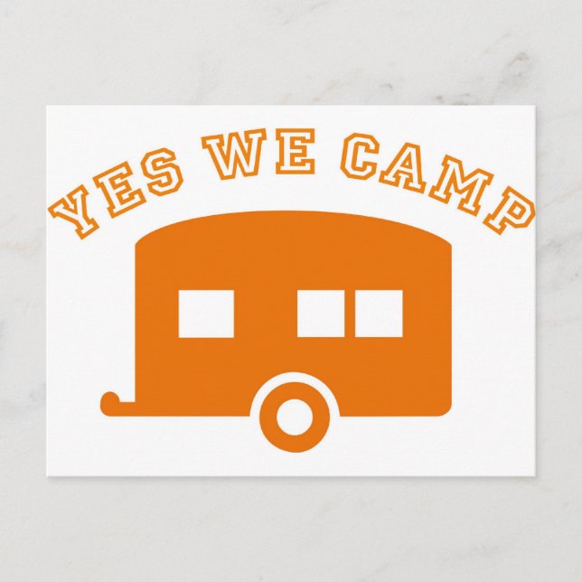 Camping Postcard (Front)