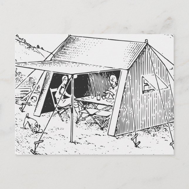 Camping Postcard (Front)