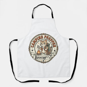 Camping Prepper Bushcraft Cat Camping Prepper Bush Apron