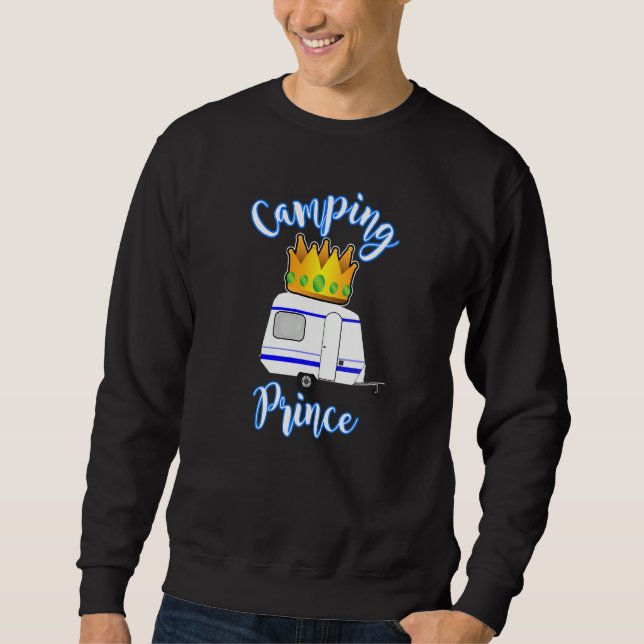 Camping Prince Rv Crown  Sweatshirt (Front)