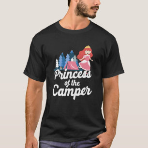 Camping Princess Of The Camper Family Tent Cute T-Shirt
